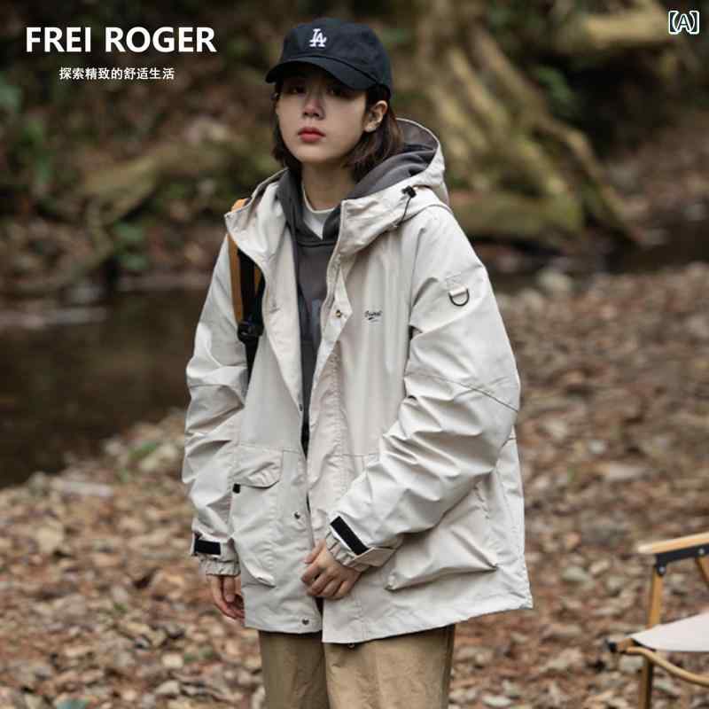 パーカー メンズ 上衣 FREI ROGER アウトドア ホンブルグ帽外殻 雨合羽 上衣 3 はたご屋 1 メンズ レディース 落ちこむ 山登り 好一対