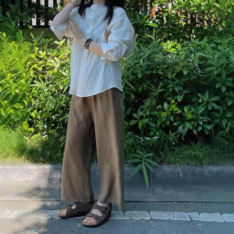 トップ レディース 春 長袖 地絹 白 Vのど首 特殊  トップス 滑っこいな 手当たり 軽さ 生まれ変わり衣料繊維 当たること冷感 春夏 通い用 普段使い