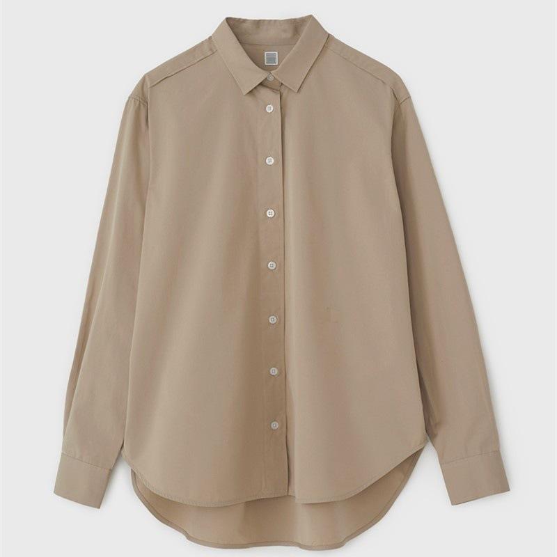 レディース 秋冬 長袖 ストライプ シャツ ゆったり トップス ブラウス ファッション 知的 シック スタイル カジュアル コーディネート|ホープ