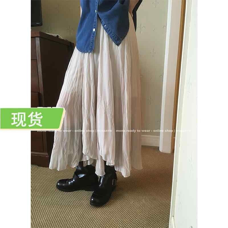 スカート レディース ミッドライズ アシンメトリー ロングスカート 小柄向け 夏用 高級感 軽量 伸縮性 吸湿速乾 ブラック ピンク系 アイボリー