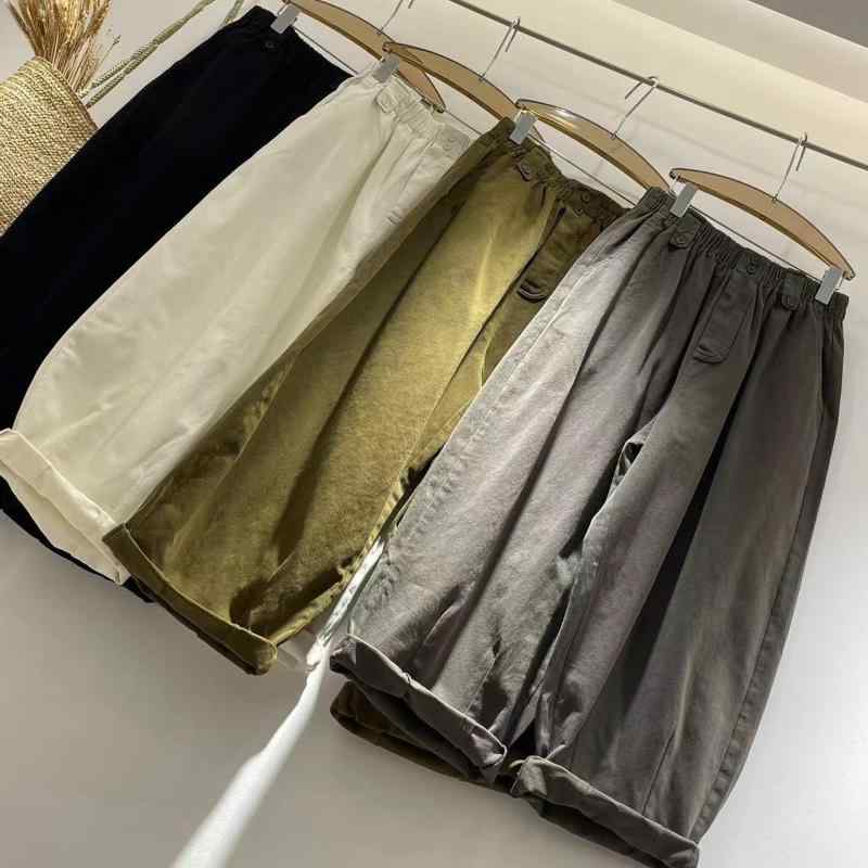 レディース パンツ 春秋 ワイドレッグ ダディスタイル ゴムウエスト ドローストリング ゆったりシルエット ワーク カジュアル 普段使い 伸縮性 長ズボン ボトムス