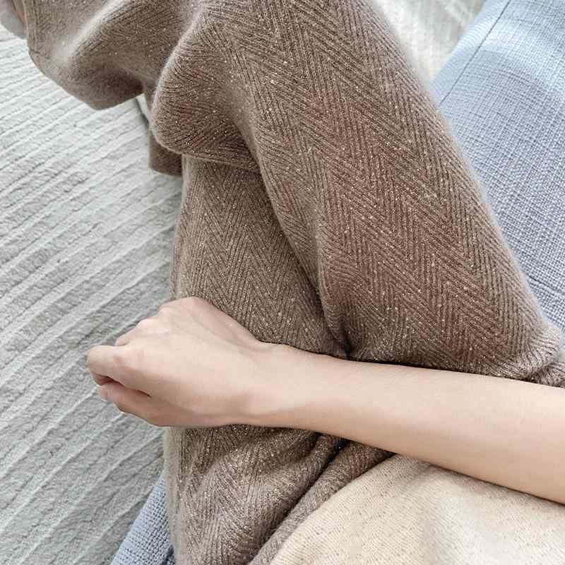 レディース 羊毛 編み物 ワイドレッグパンツ 現ナマ糸 ご機嫌酉の方角 隠し付き添い人 ロング丈 引っ切りない 細見せかけ ゆったり 情の籠もった パステル色の 心地よい 普段使い
