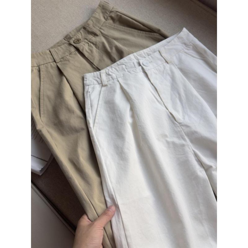 レディース ご機嫌酉の方角 ワイドレッグ 綿 ツイル出どころ 心地よい ズボン下 九分丈 日常使い走り 好いたらしい 伸ばすこと ボトムス 伸び伸びする 相応う