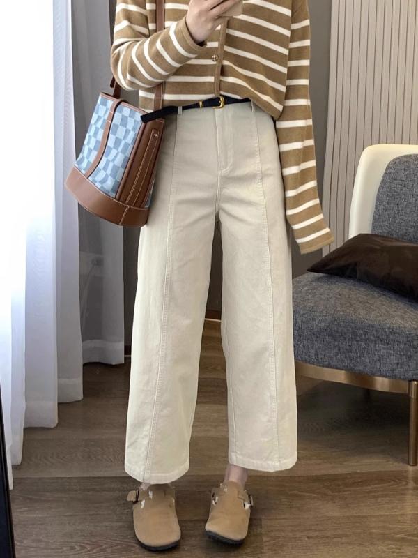 レディース ハーレムパンツ ハイウエスト テーパード コーデュロイ ボア裏地 大きめサイズ ゆったりシルエット 体型カバー スリム効果 暖か素材 秋春 普段使い ストレッチ デイリーウェア