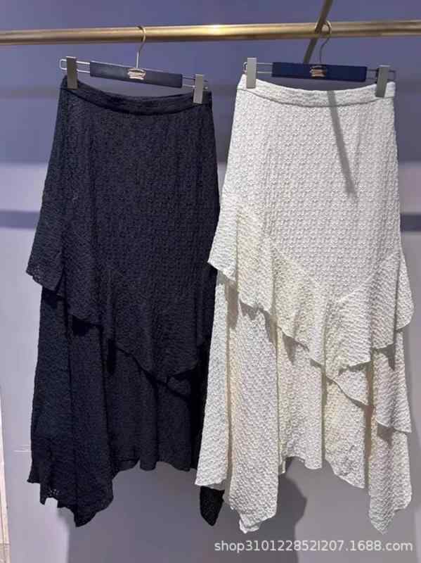 スコート 春 フレンチ庭園 非定型的 フラウンス 中長丈 スピード競技 半身 midi 女子らしい 軽さ 綿織物混 ガーデニング 普段使い走り サクラ色系 象牙色