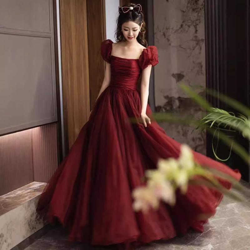 ワンピース 妊婦用 結婚式 礼服 大きめサイズ ワインレッド ロング丈 エレガント お腹カバー ドレス ウェディング マタニティ プラスサイズ ボルドー Aライン 伸縮性 通勤 普段使い