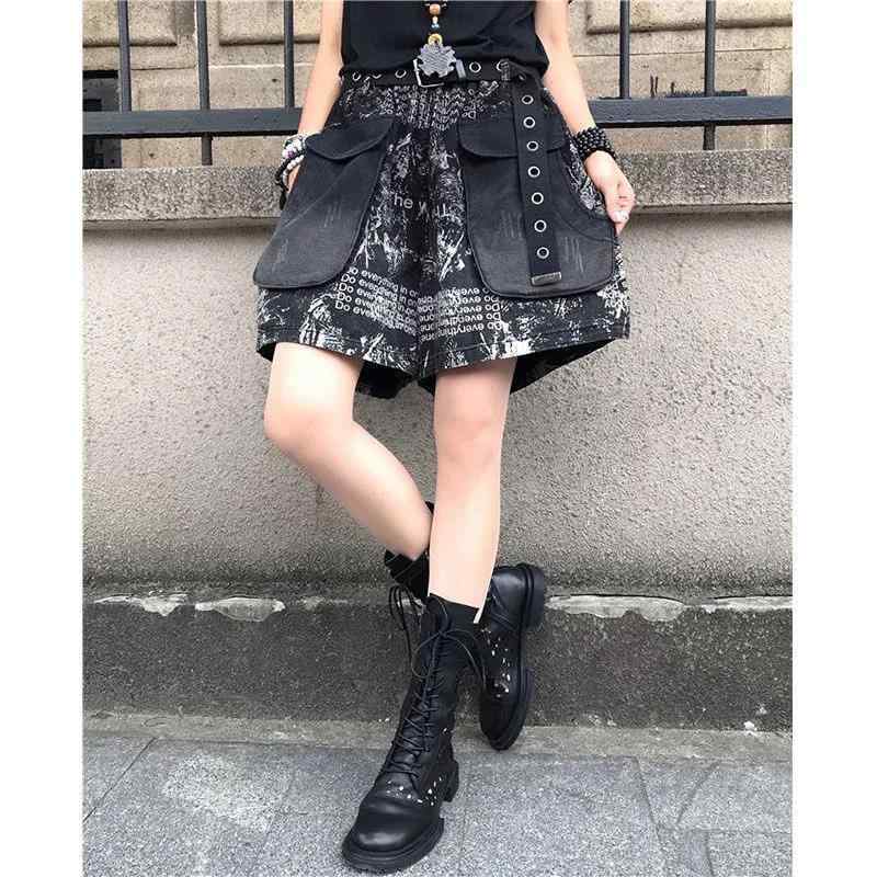 レディース 夏用 デニム ワイドレッグ ショートパンツ 伸縮腰 ゆったり レトロ 合わせやすい スタイル カジュアル 普段使い ファッション アイテム