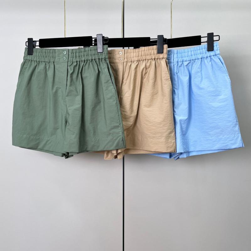 ショートパンツ レディース 夏 ビーチリゾート 伸縮ウエスト カジュアル 万能 ホットパンツ シルク調 ビビッドカラー テクスチャー柄 カラフル