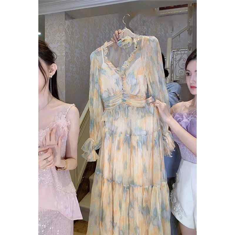 セットアップ レディース 春夏 ブラウス スカート 花柄 シフォン トップス ボトムス ロング丈 上下セット 切り替え きれいめ 大人 かわいい エレガント 高級感 フェミニン デート お呼ばれ 通勤 普段使い 通学 お出かけ おしゃれ 体型カバー ゆっ|ホープ