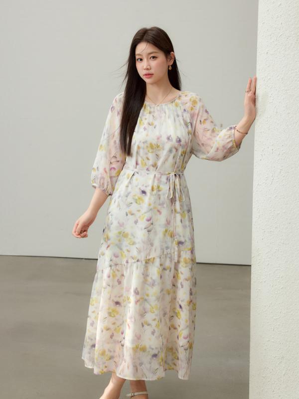衣装 レディース 足し加える大きさ 夏 花柄 たまり場 酉の方角目じるし か細い成り行き 軽さ ゆったり 着痩せ 通気性 日常使い走り