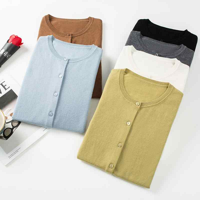 編み物ジレー レディース 丸首 パフ捩り 羊毛原料品 ゆったり影ぼうし か細い成り行き 単色 肌付き相応う 生あたたかい パステル色の 秋冬用