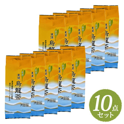 【送料無料】OSK 台湾　凍頂烏龍茶 160g (8ｇ×20袋) まとめ買い10点セット【小谷穀粉】