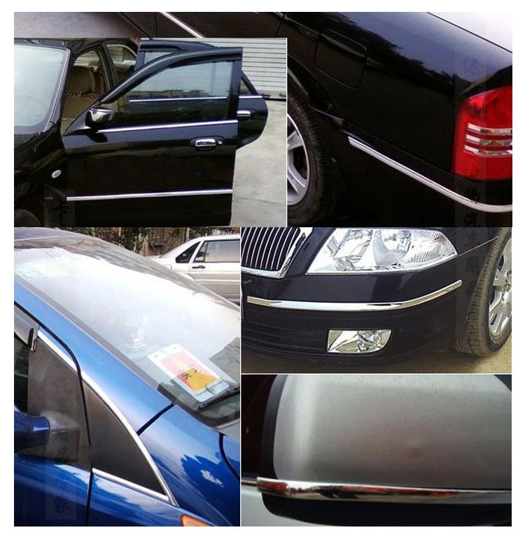 楽天市場 車用装飾モール プロテクターモール メッキモール シルバー 幅mm 長さ15m Hop Cit15m 送料無料 ホープスター