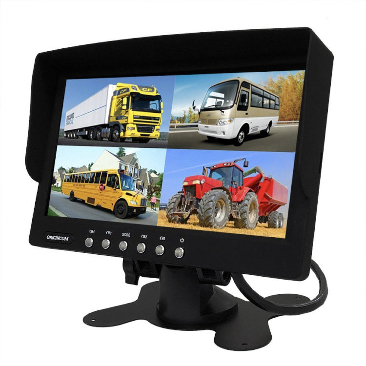 6261円 激安な 7インチ 4分割対応表示 液晶モニター 12V 24V大型車 自動車 汎用 4-PINの映像入力x4 サンシェード付き オンダッシュスタンド取り付け 6261円 激安な 7インチ 4分割対応表示 液晶モニター 12V 24V大型車 自動車 汎用 4-PINの映像入力x4 サンシェード付き オンダッシュスタンド取り付け