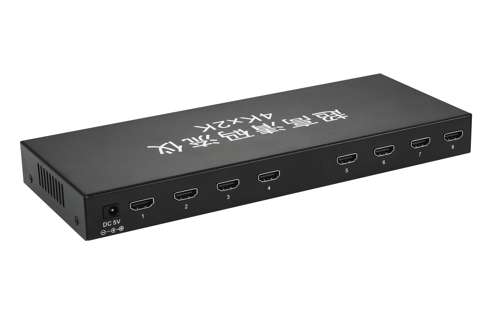 HDMIプレイヤー&HDMI分配器 一体化 内蔵メモリ 11GB 同時8個のモニターに出力 2K 4K対応 USBポート搭載 マウス対応 動画ループ再生 リモコン操作 HOP-HDMP800