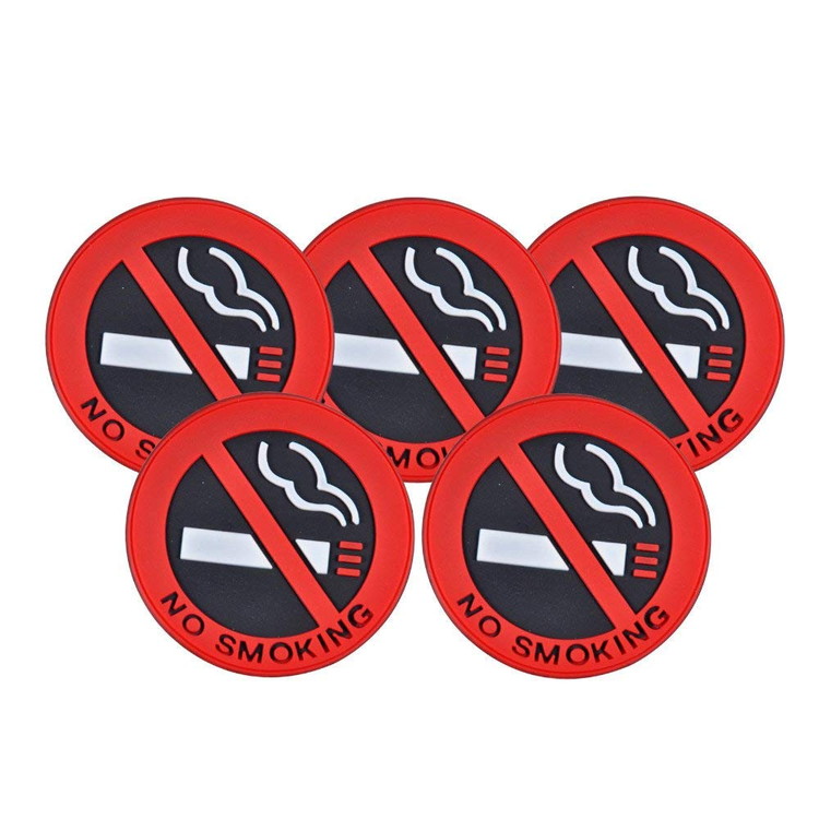 禁煙シール5枚セット オフィス 飲食店 最大69%OFFクーポン 車内 職場 公共場所などに 禁煙をアピール 禁煙ステッカー タバコ禁止マーク 送料無料 HOP-YKNS5SET 売れ筋がひ贈り物！ 分煙 貼るだけ