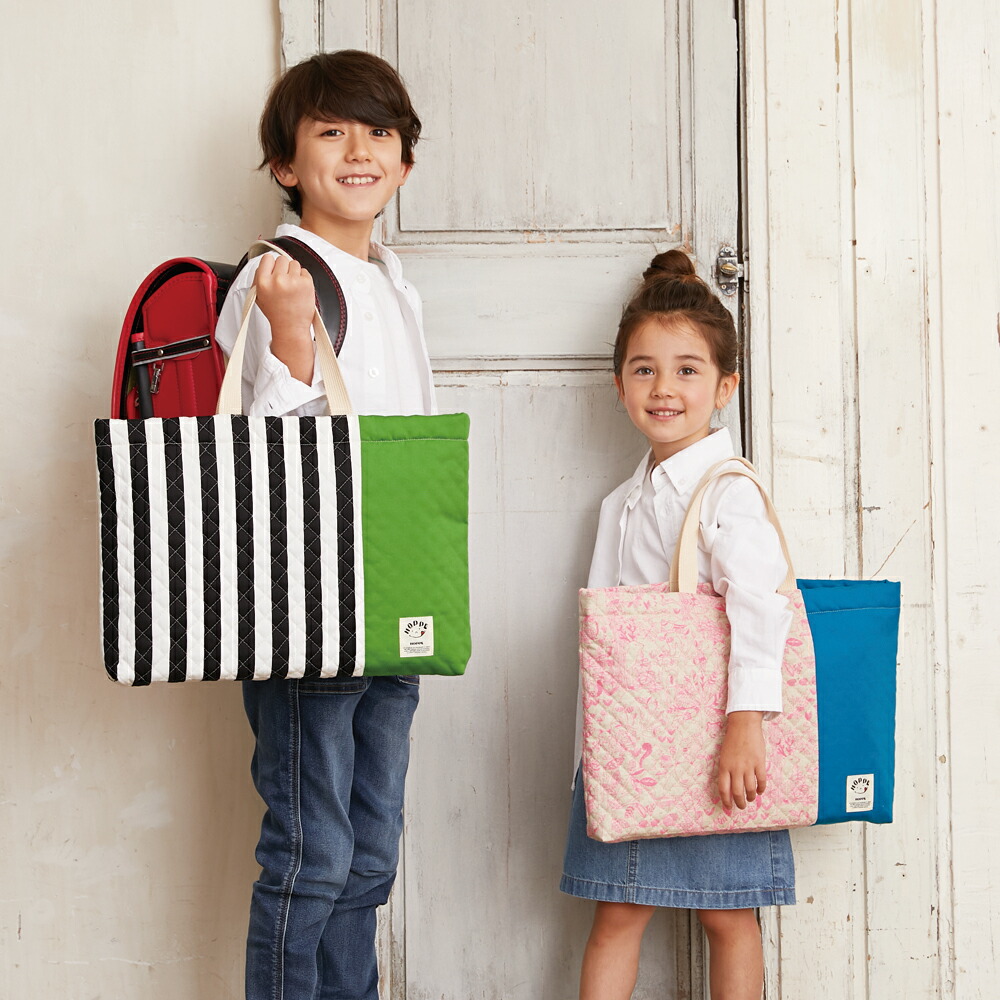 オールハンドメイド 安心の日本製 マチ付きレッスンバッグ レッスンバック おけいこバック 手提げ袋 手作り 手提げバッグ くるくるフラワーグリーン Hoppe ホッペ 正規店 幼稚園レッスンバッグ 入園入学グッズ 幼稚園 お稽古かばん オシャレ マチ付レッスンバッグ