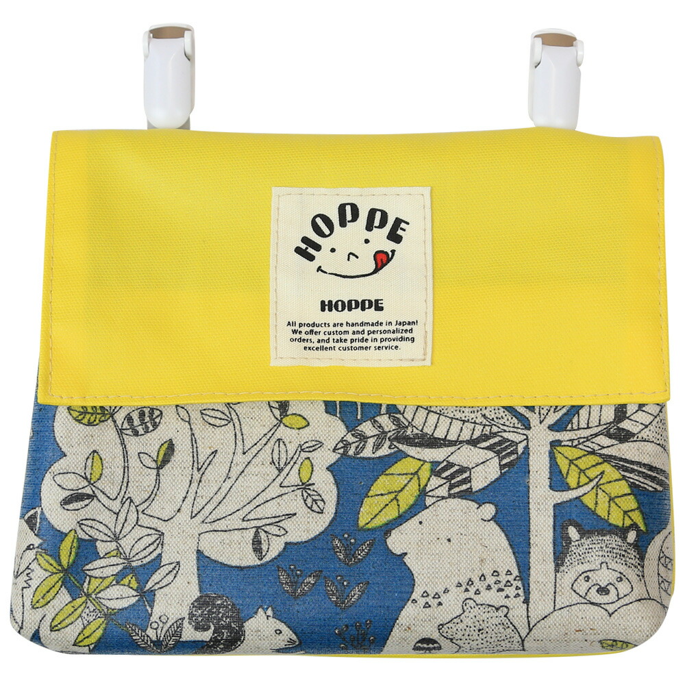 楽天市場 リニューアル 森のおはなし 蛍光ピンク 移動ポケットplus Hoppe ホッペ 日本製 手作り 入園入学準備 通園通学 幼稚園 小学校 移動ポケット ポケットポーチ 外付けポケット ポシェット 移動バッグ 男の子 女の子 スマホケース マスクケース Hoppe