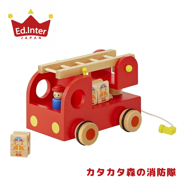 IKONTH 木製 知育玩具 ボールと車付き IKONTH 木製 知育玩具 ボールと車付き 車の追いかけっこが夢中に