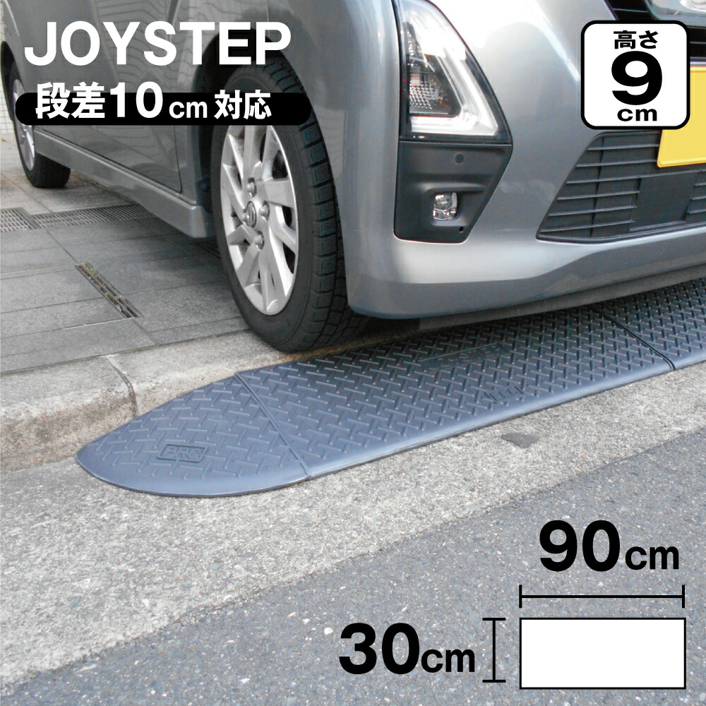 楽天市場】段差スロープ 段差プレート 約10cm 全幅1200mm × 高さ90mm