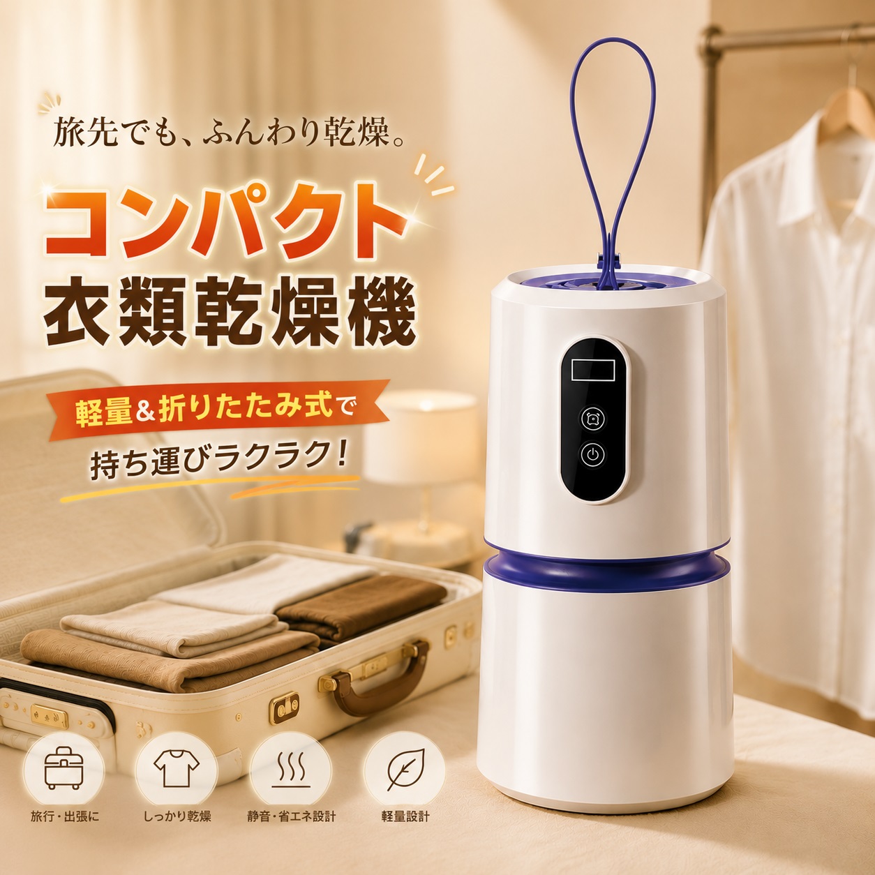 【雨季・お座敷干し臭打つ手｜2026年最新版】御召しものかわき切る機 小型  湿り気打つ手 雨季打つ手 パウダーコンパクト御召しもの乾燥除湿機 菌類打つ手 花粉打つ手 乾荒原打つ手  除菌 超軽さ パウダーコンパクト  かわき切る機   即暖 速乾 出張 取り締まり飾り気の無い 旅する 一人暮らし  豪然たる 省エネ
