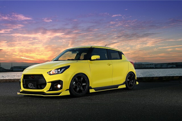 超歓迎】 サイド クール RACING 33R-SS スイフトスポーツ KUHL レーシング FRP ZC33S ディフューザー 塗り分け塗装 SG  ストロンググレード 車用品