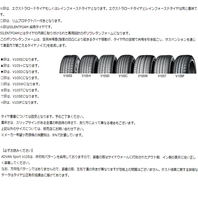 18インチ 275 45zr18 107y Xl 4本 低燃費 タイヤ ヨコハマ アドバンスポーツv105s ランプ チューブレスタイヤ 年中無休抜群 Yokohama Advan Sport V105s 個人宅発送追金有 カーパーツ専門店booon ブーン 18インチ マフラー 4本 275 45r18 275 45 タイヤ 18 破格値下げ