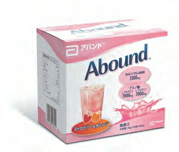 アボットジャパン アバンド(abound)　ストロベリー＆オレンジ　1箱(24g×14袋)【栄養補助食品】アミノ酸 HMB配合 6,480円