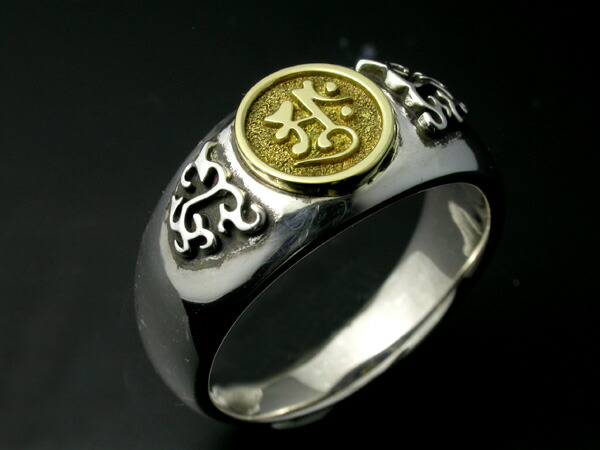 楽天市場】守護梵字トライバルリングSanskrit 梵字 彫刻 銀 シルバー