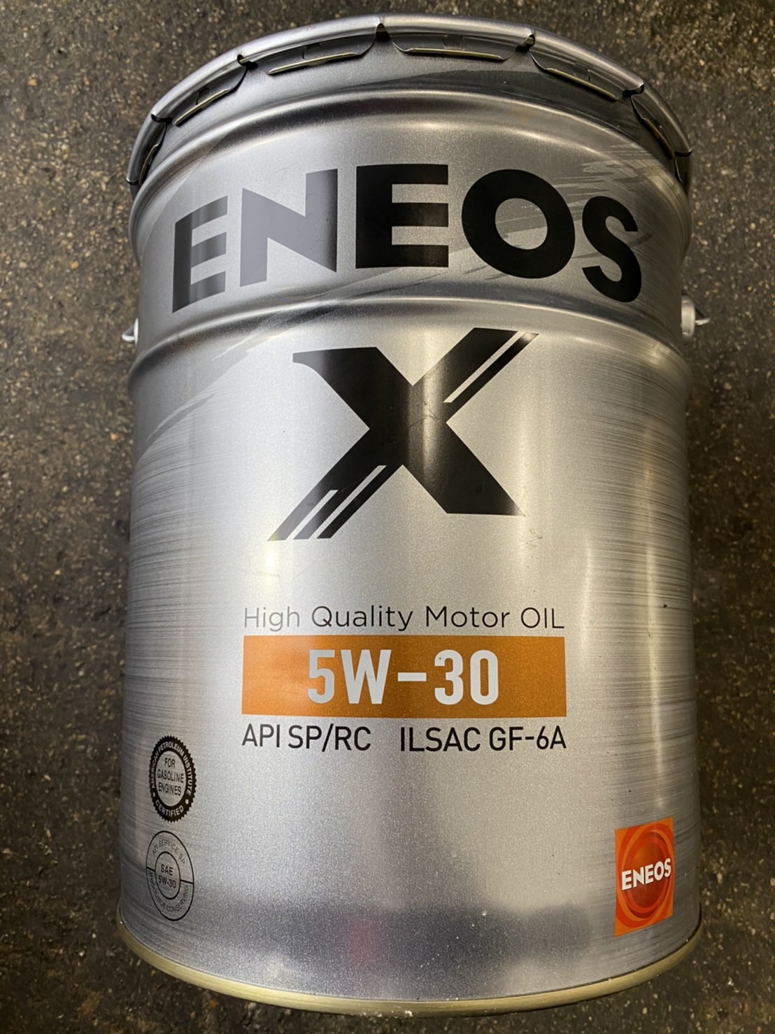 ENEOS X 5W-30 ILSAC:GF-6A 20L ガソリンエンジンオイル RC API:SP