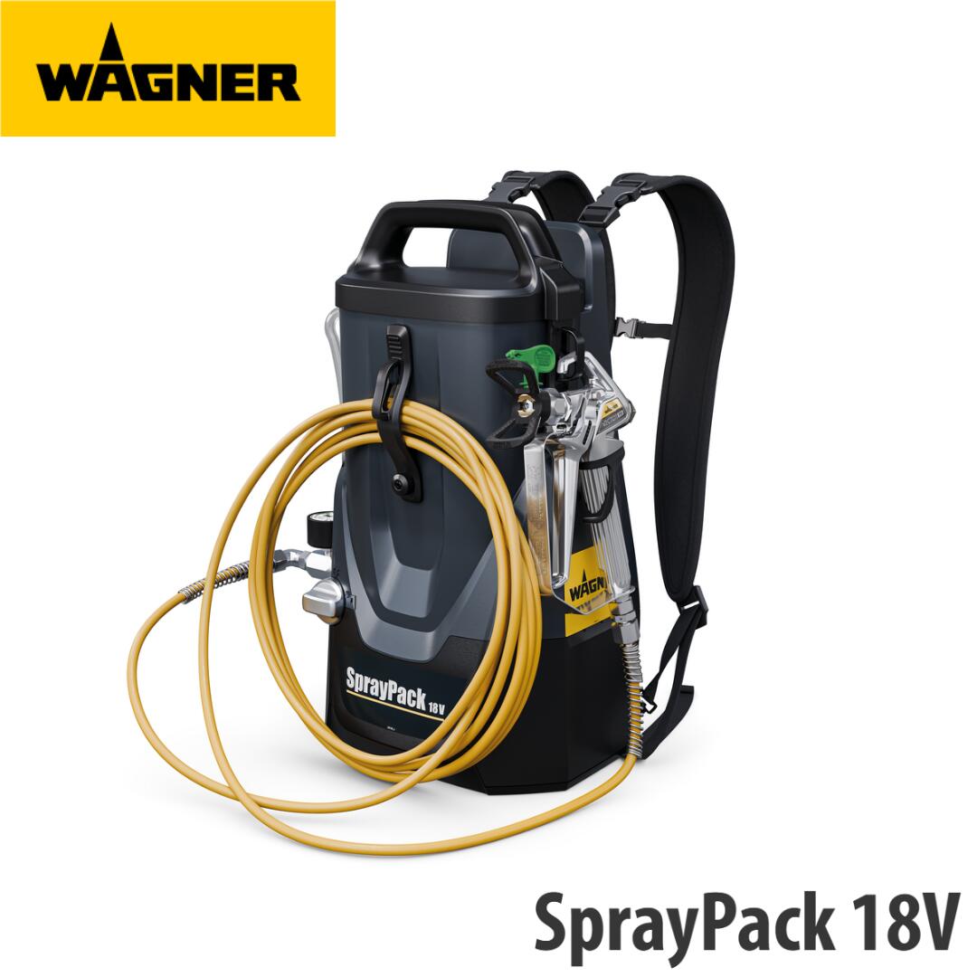 【店卸し資産有り】WAGNER SprayPack 18V うしろ側容器に並べる型コードレスエアレス