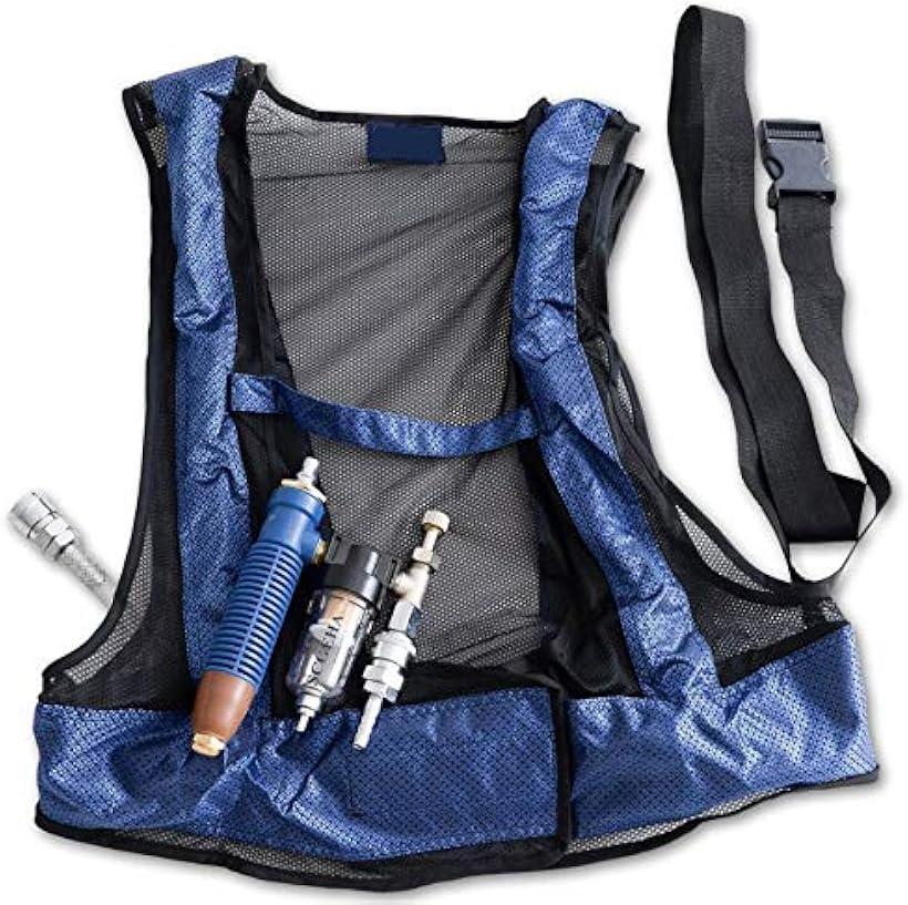 熱中症対策　溶接作業　冷却器　クールベスト　冷却ベスト クーレット 個人用冷却器 コンプレッサーに接続だけ　水油分離 個人用 クールベスト 冷却ベスト 溶接作業 冷却器 熱中症対策