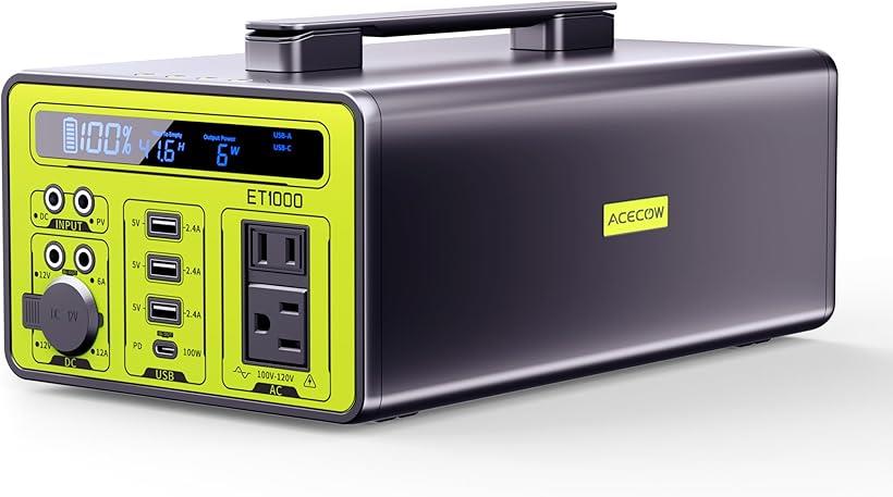 新品 Acecowポータブル電源大容量69600mAh/1030Wh家庭用蓄電池 Amazon.co.jp: Acecow ポータブル電源 大容量 69600mAh/1030Wh