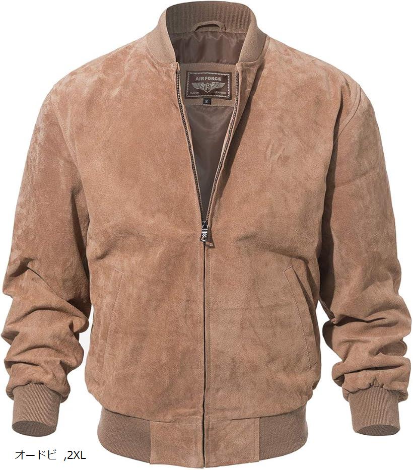 楽天市場】レザージャケット メンズ 本革豚革 野球 フライトジャケット