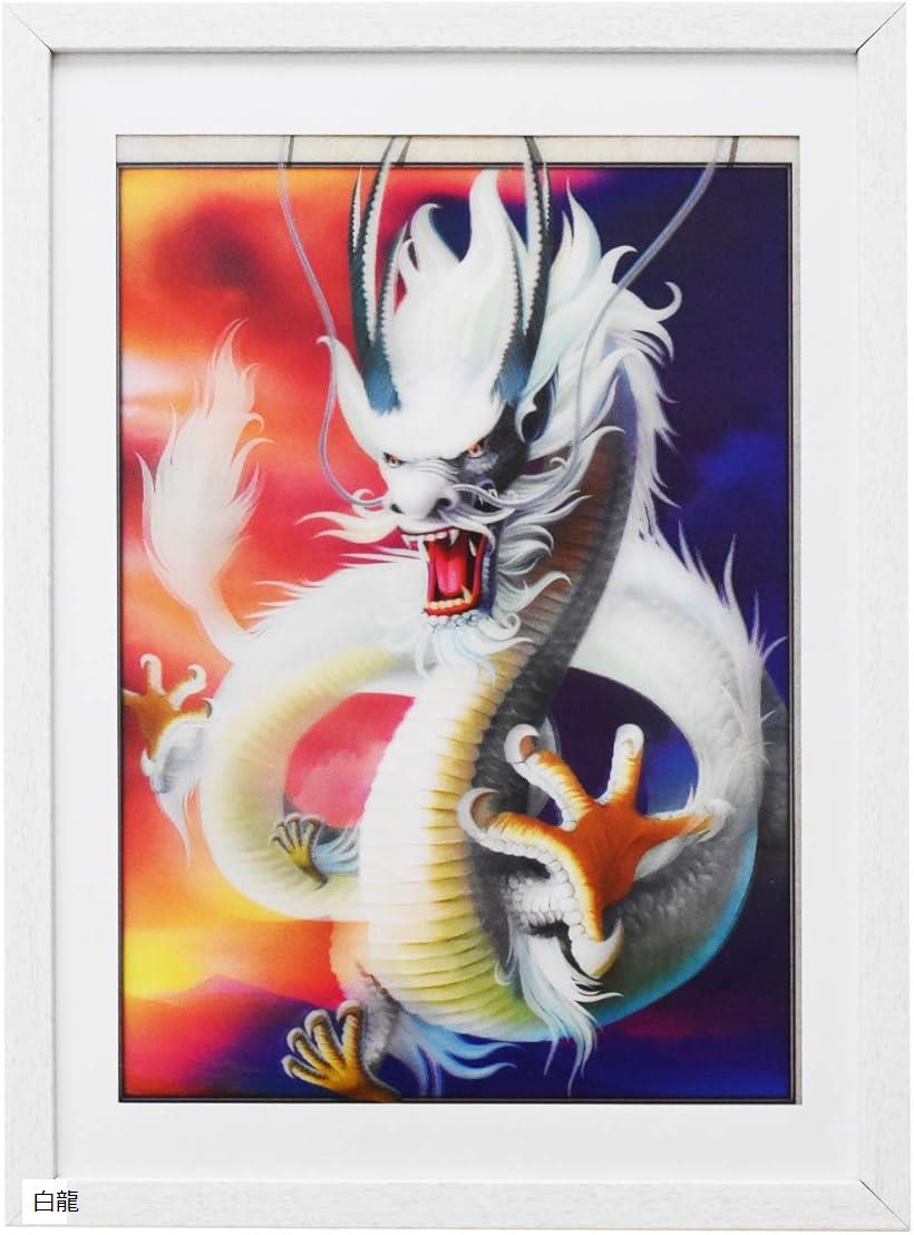 楽天市場】風水 立体画 5D 3D 額付き 不思議 ホログラム ポスター