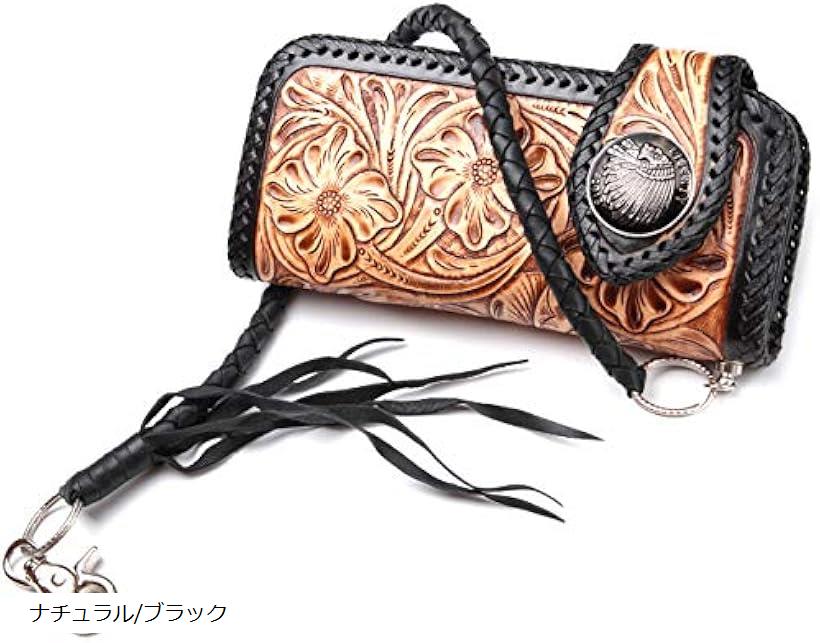 楽天市場】GODANE ゴダン バイカーズ サドルレザー三つ折り長