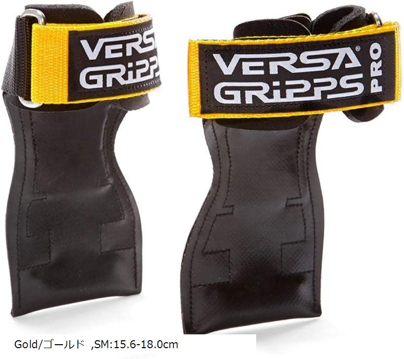 PRO パワーグリップ 筋力トレーニング・リストラップ (Gold/ゴールド, SM:15.6-18.0cm)