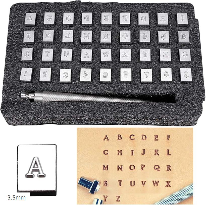 楽天市場】刻印セット 打刻印 アルファベット 数字 英字 レザー