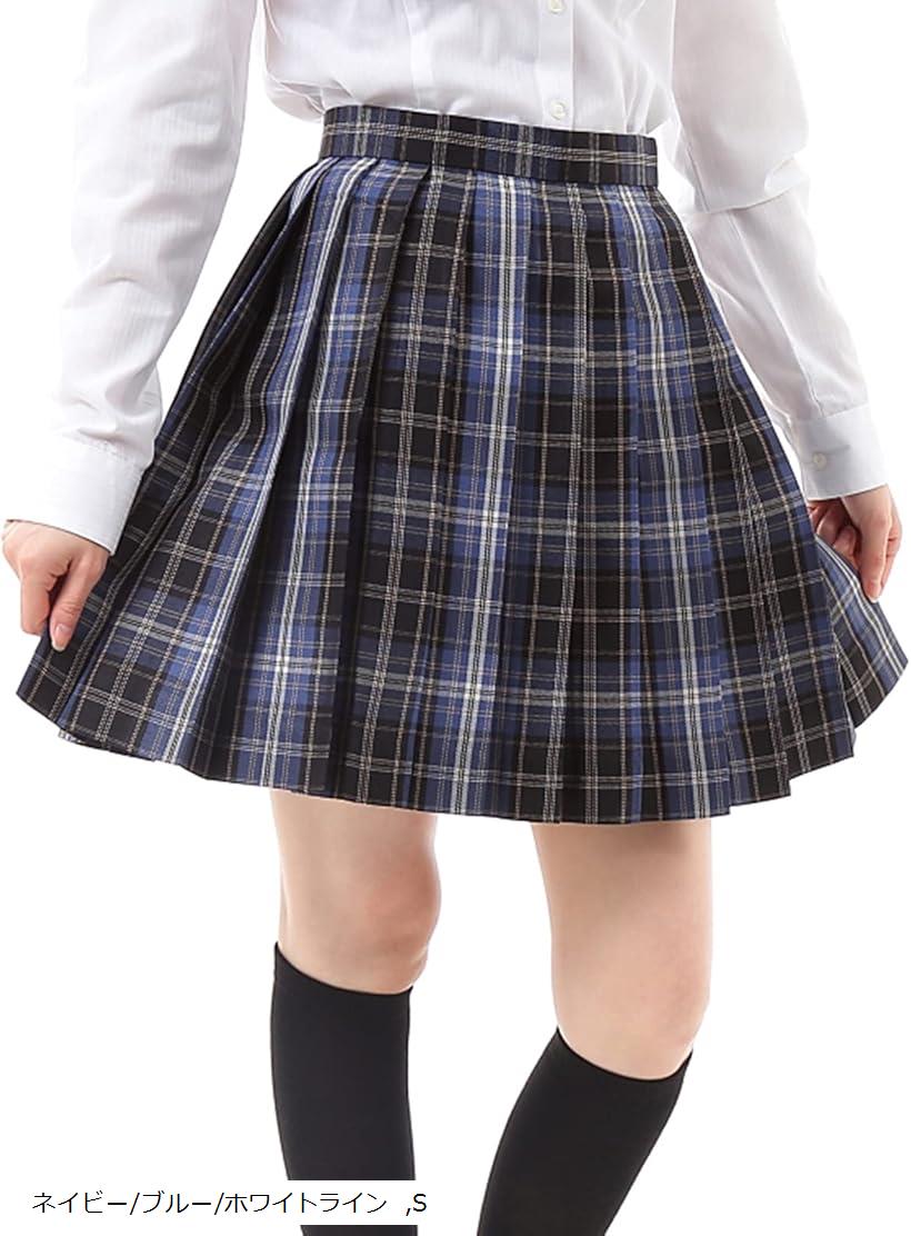 楽天市場】プリーツスカート チェック柄 ミニ スクールスカート 学生服