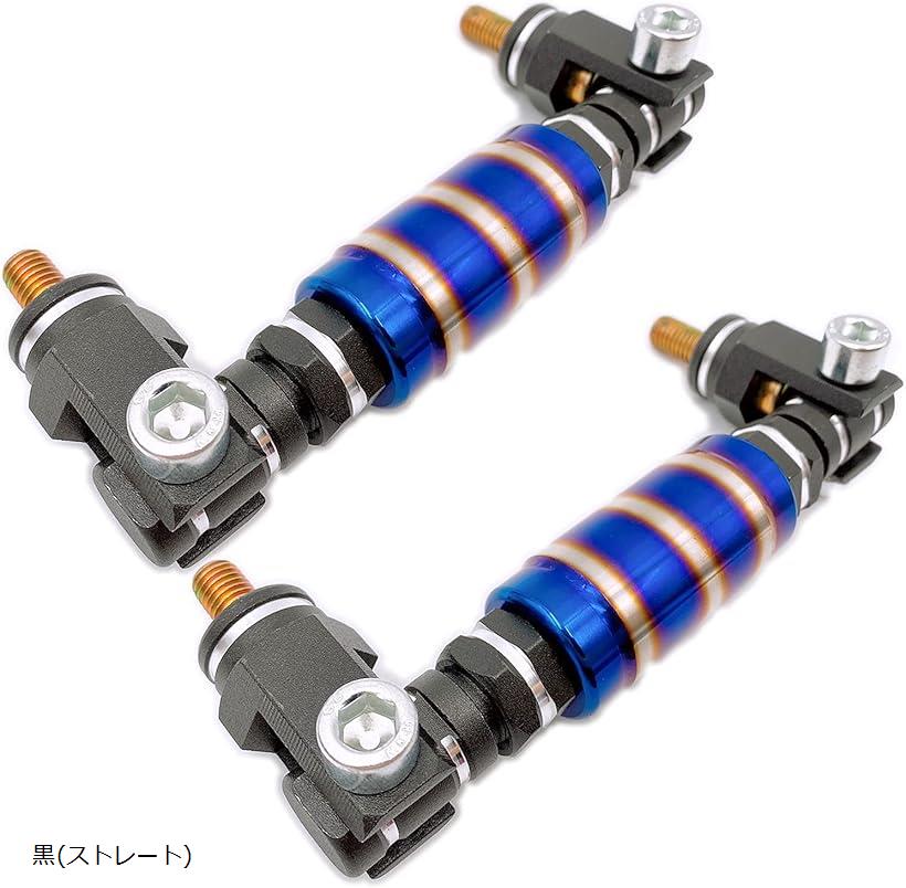 互換品 汎用 アシストグリップ 社外品 (黒(ストレート), ストレート)