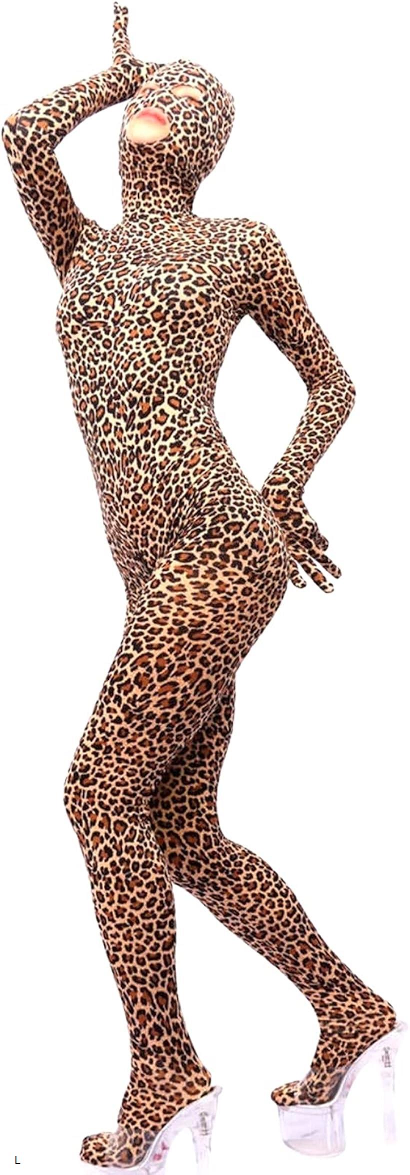 楽天市場】全身タイツ ヒョウ柄 コスプレ セクシー キャット