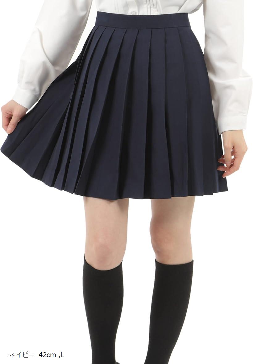 BRIEFING ネイビー プリーツスカート 洗ってもプリーツそのまま♪ 1年中OK スラリと細見えプリーツ