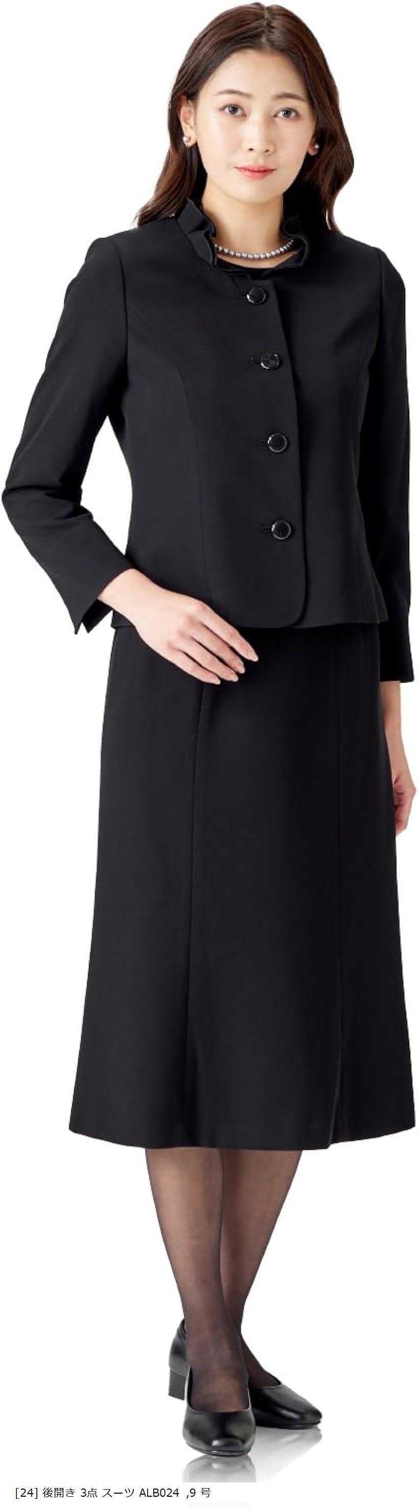 楽天市場】喪服 レディース 礼服 ブラックフォーマル 後開き