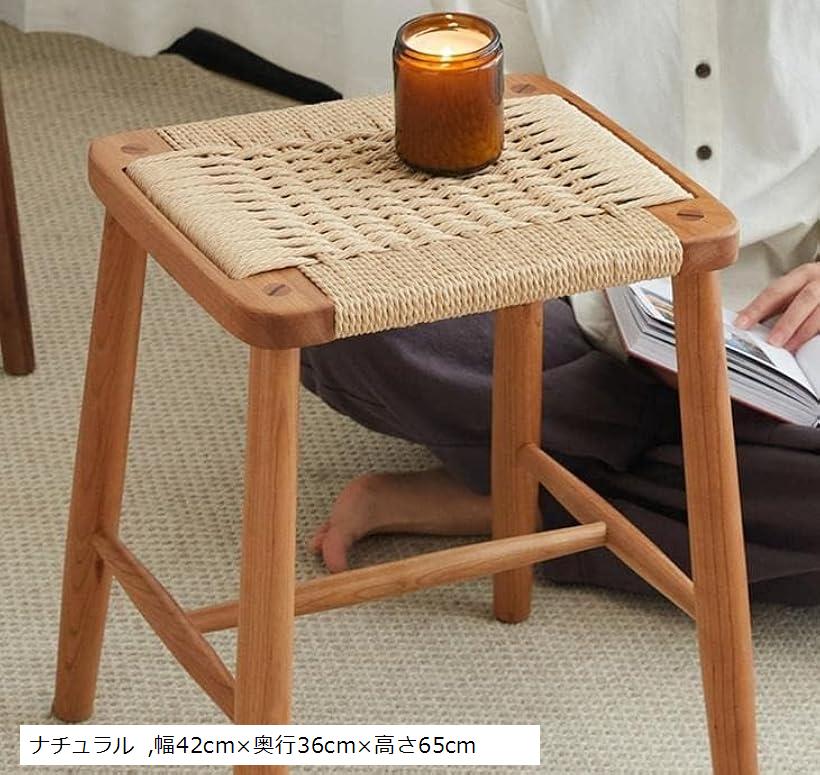 アンティーク　VINTAGE ラタン 木製草編み スツール チェア アンティーク VINTAGE ラタン 木製草編み スツール チェア