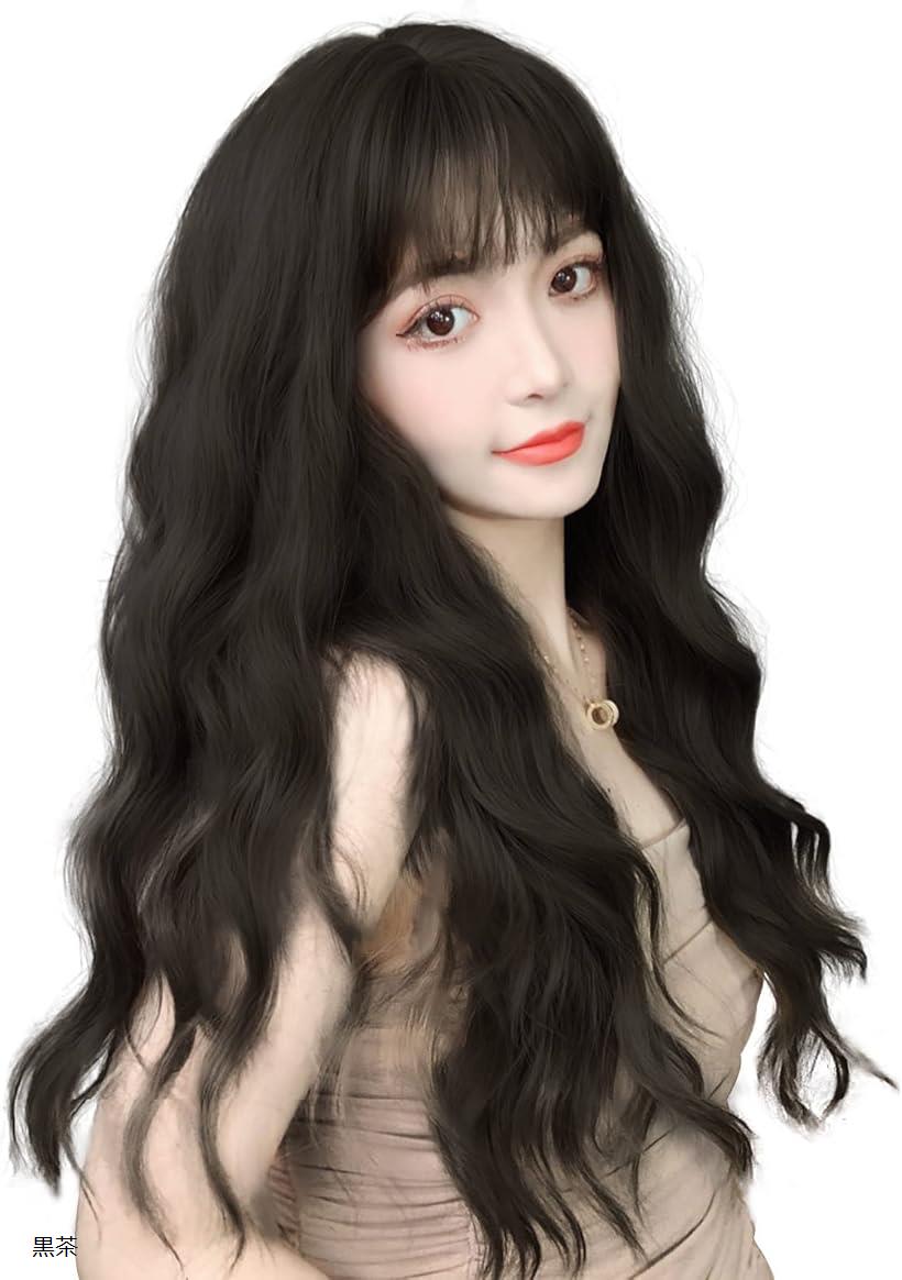 美品☆ブラウン 人毛ストレートロングウィッグ 楽天市場】ウィッグ ロング ストレート ウイッグ セミロング