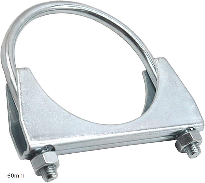 万能クランプ 楽天市場】互換品マフラークランプ U字 汎用 ステンレス