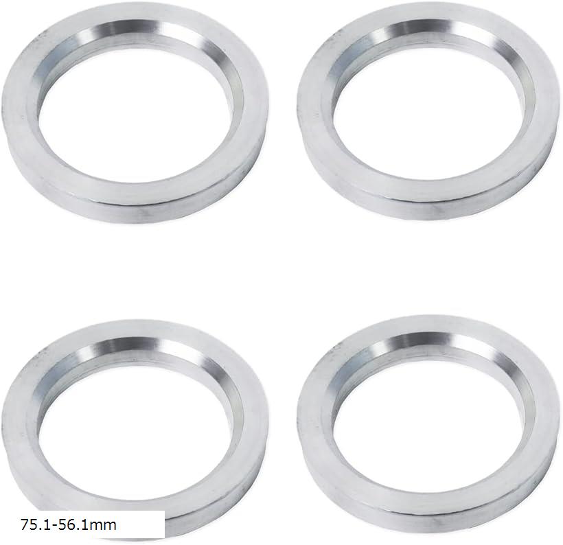 アルミ鍛造ツバ付きハブリング 110-106.1 ミリ - 4枚 セット 激安! (送料無料) 赤字超特価，お買い得 アルミ鍛造製ハブリング110→106.1ミリ 2枚 特価