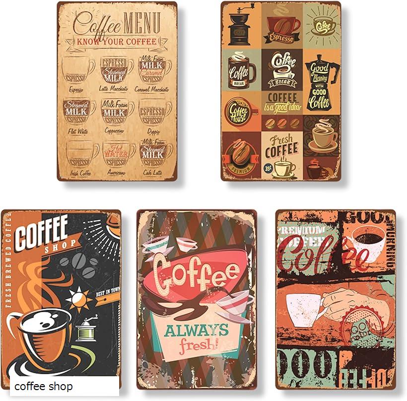 楽天市場】ブリキ 看板 カフェ フード アメリカン プレート レトロ