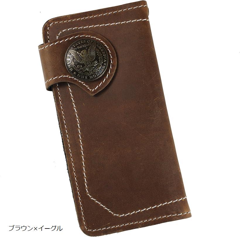 楽天市場】財布 メンズ バイカーズウォレット 長財布 本革