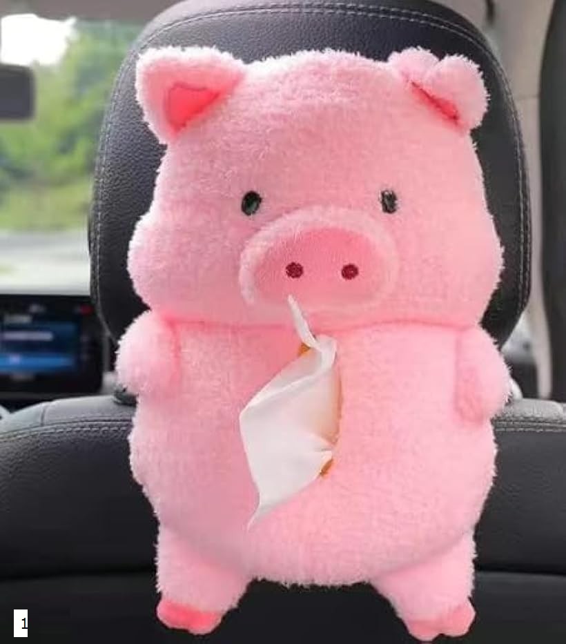 楽天市場】車 ティッシュケース キャラクター ぶた グッズ 1